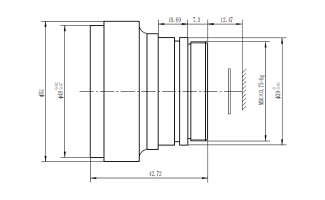 40mm f/1.0 Athermalized Lenses for LWIR Thermal Imaging Camera